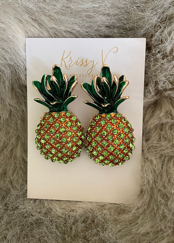 Pineapples Stud Earrings