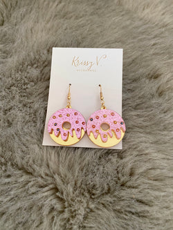 Kream Donut Earrings
