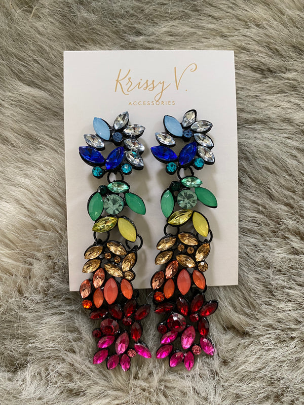 Colorful Rain Earrings